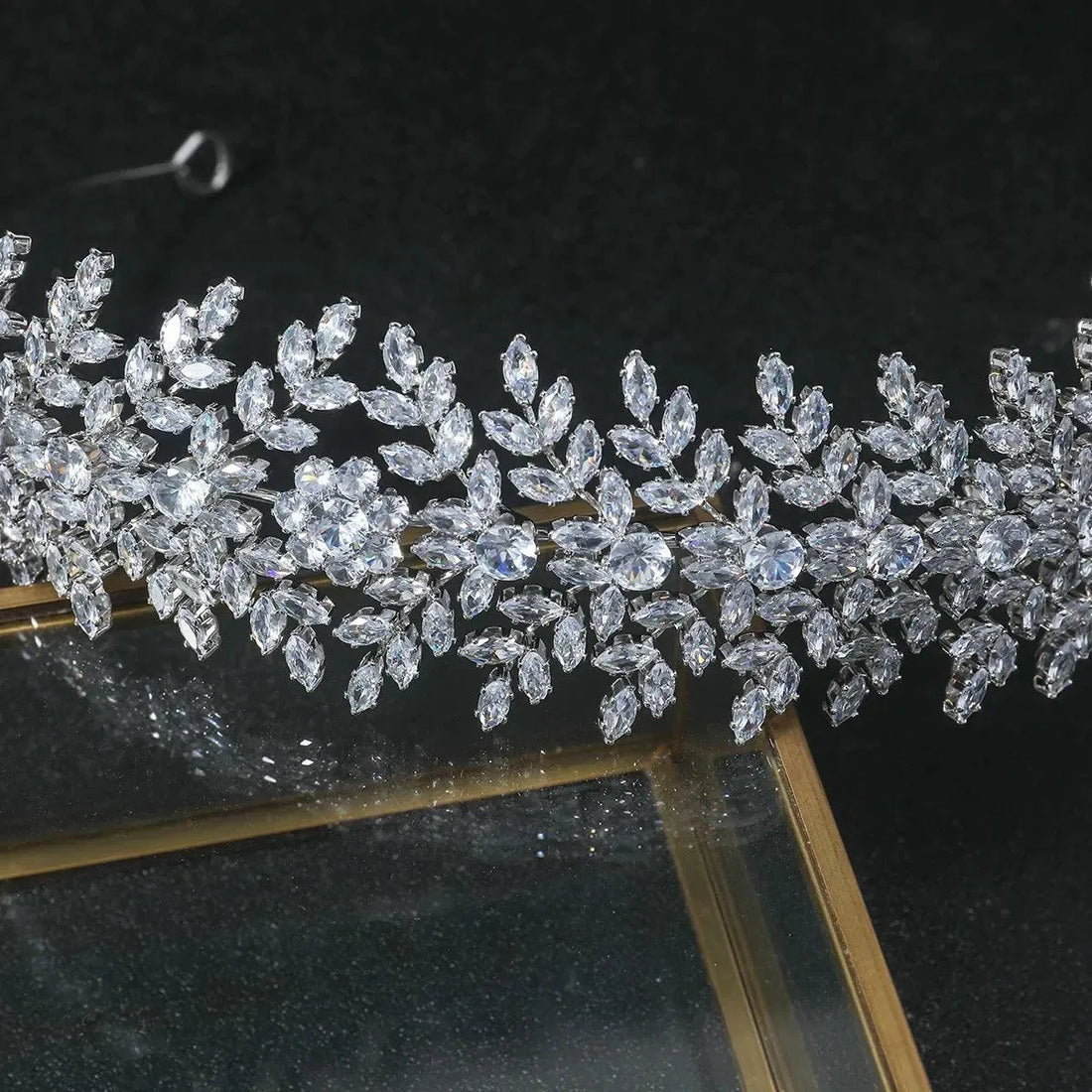 Priness Zircon Crystal Brides European Headbands Tiaras Evening jewelry Wedding Crystal Bridal Hair Jewelry