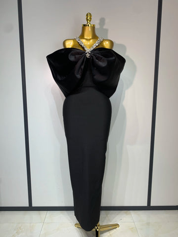 Women Sexy Off the Shoulder Crystal Halter Bodycon Long Bandage Dress Celebrate Evening Party Cocktail Luxury Birthday Dresses