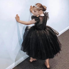 Menina elegante Dresco fofo Flor Baby Wedding Casthing Costume roupas de aniversário