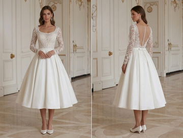 Short Wedding Dress For Traditional Wedding