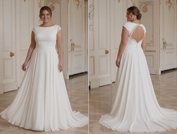 Timeless Wedding Dress For Curvy Bride Elegant Bridal Gown Style