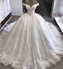 Julia Kui Luxuries Gorgeous Ball Gown Wedding Dresses Off The Shoulder Princess With Count Train Bride Dress