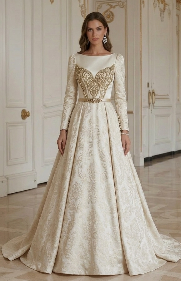 Rochie de mireasă vintage pentru nuntă cu cod vestimentar black tie