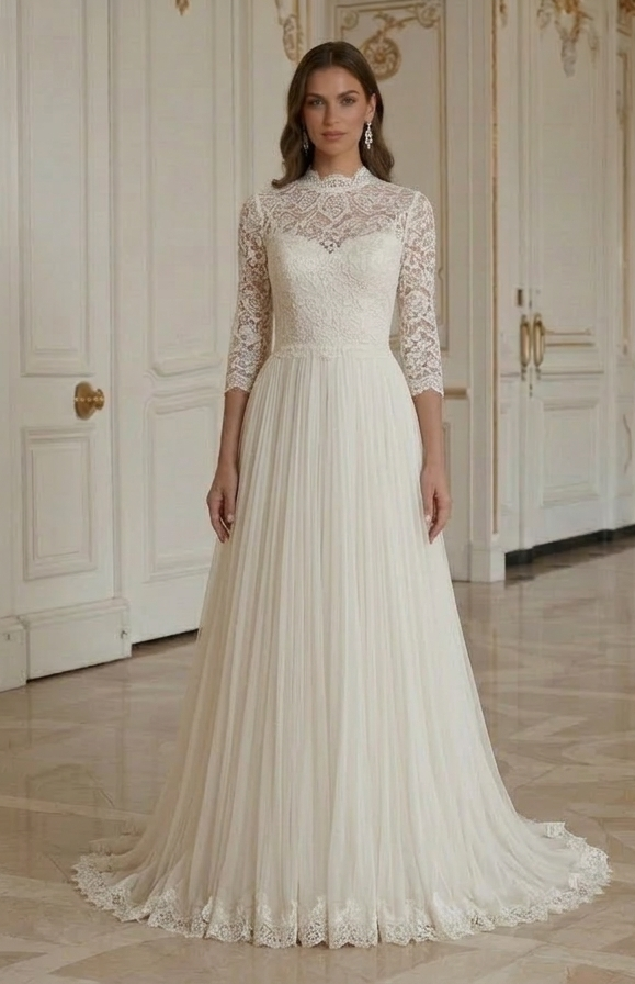 Rochie de mireasă vintage la reducere stil vintage