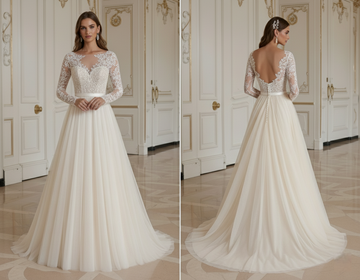 Vintage Wedding Dress With Timeless Ivory Look