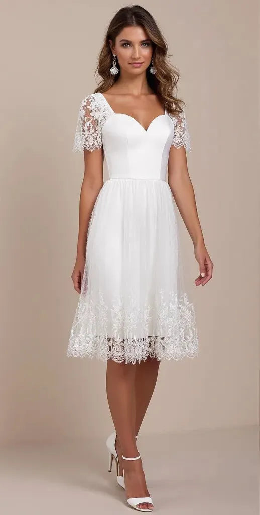 Short Wedding Dress for Modern Brides Wanting a Unique Style