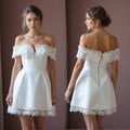 Short Wedding Dress for Plus Size Brides, Elegant and Comfortable