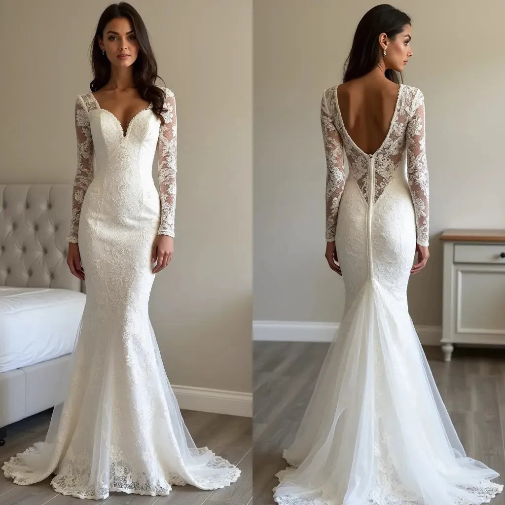Sexy Mermaid Wedding Dress with Unique Details for Standout Brides