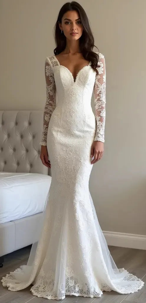 Sexy Mermaid Wedding Dress with Unique Details for Standout Brides