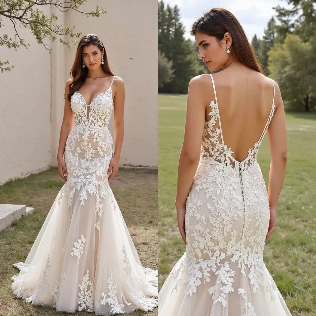 Sexy Mermaid Wedding Dress for a Modern Bride’s Dream Wedding Look