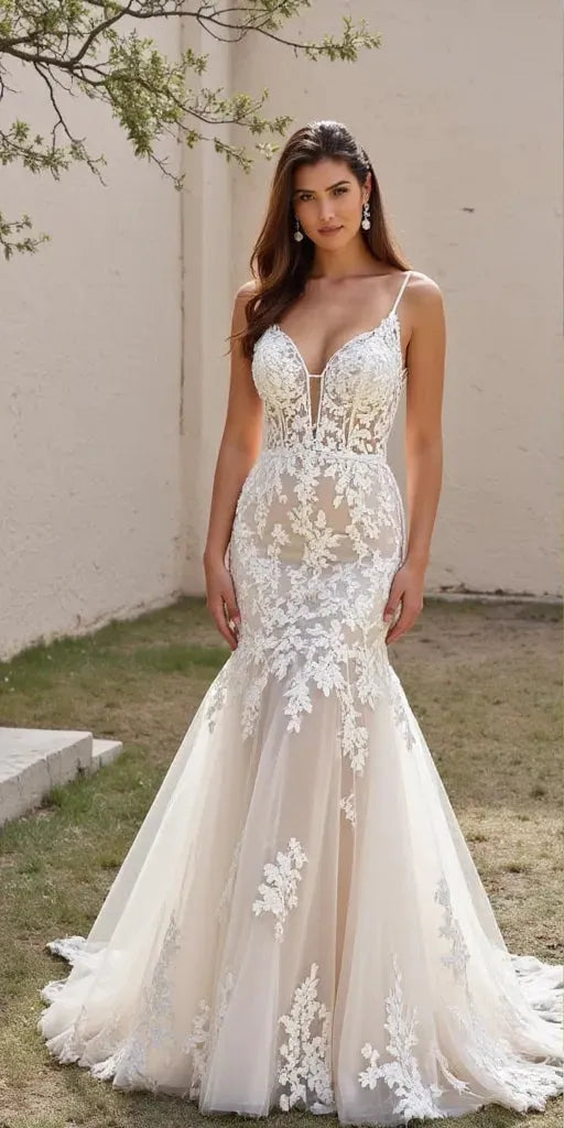 Sexy Mermaid Wedding Dress for a Modern Bride’s Dream Wedding Look