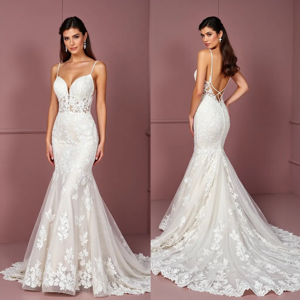 Classic Mermaid Wedding Dress with a Flawless Fit for Chic Brides