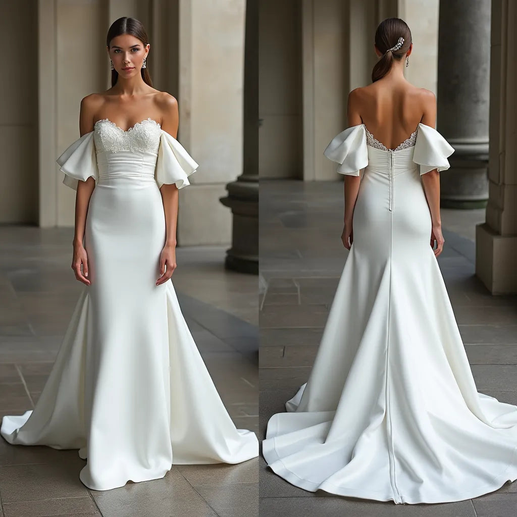 Classic Mermaid Wedding Dress for Elegant and Fashion-Forward Brides