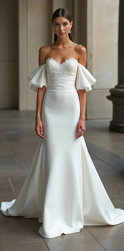 Classic Mermaid Wedding Dress for Elegant and Fashion-Forward Brides