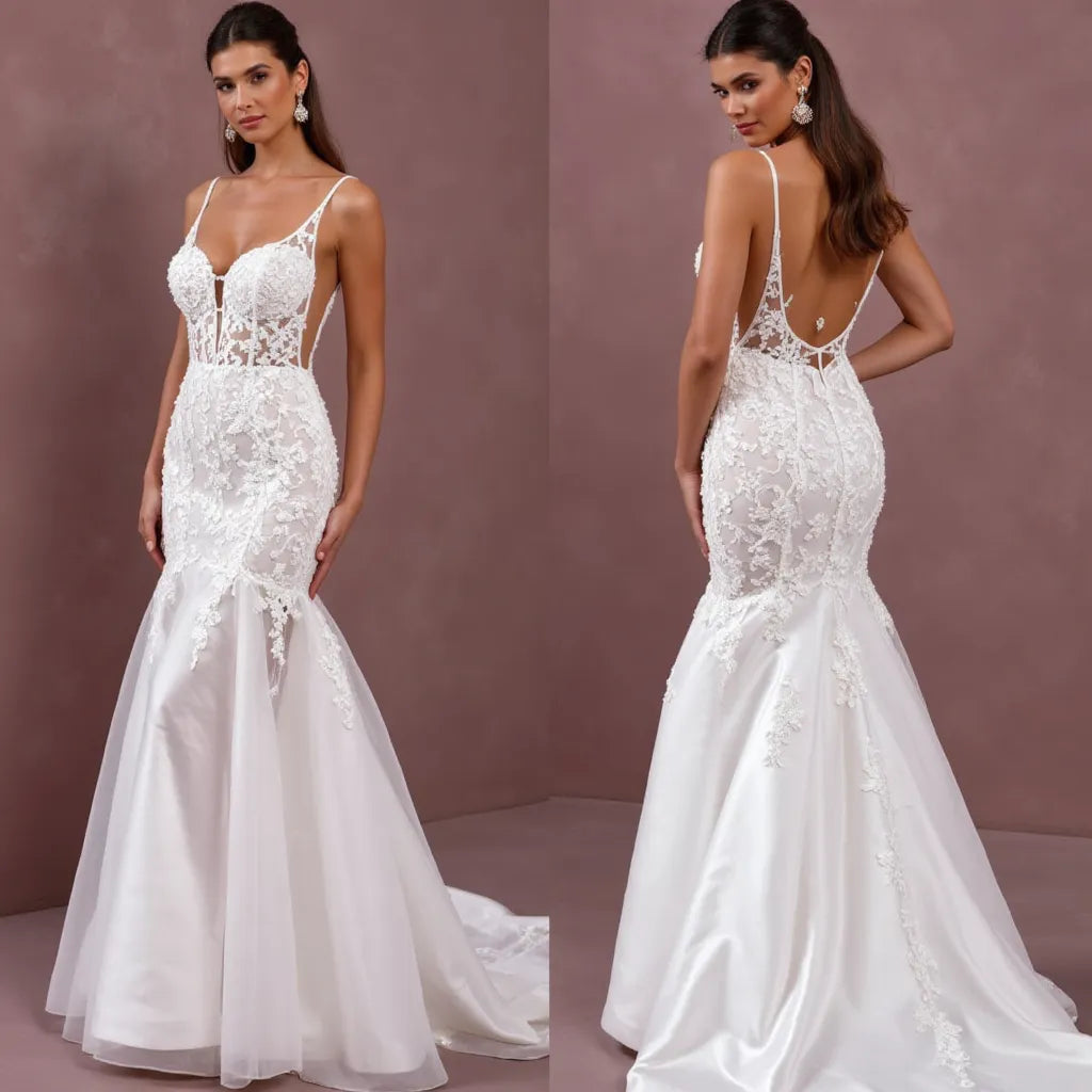 Elegant Mermaid Wedding Dress for a Sophisticated and Timeless Look