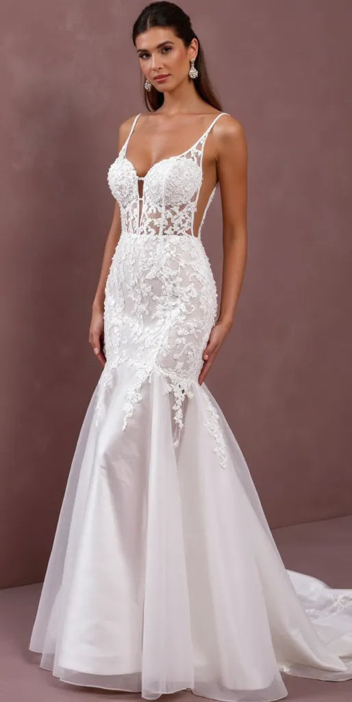 Elegant Mermaid Wedding Dress for a Sophisticated and Timeless Look