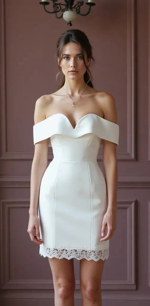 Mini Wedding Gown for Civil Weddings and City Hall Ceremonies