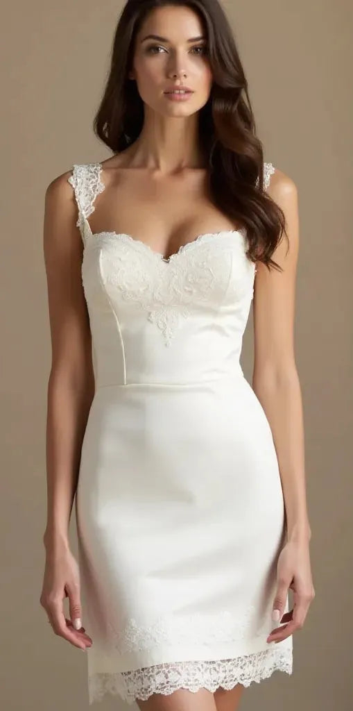 Mini Wedding Gown for Minimalist Brides Wanting a Simple Design