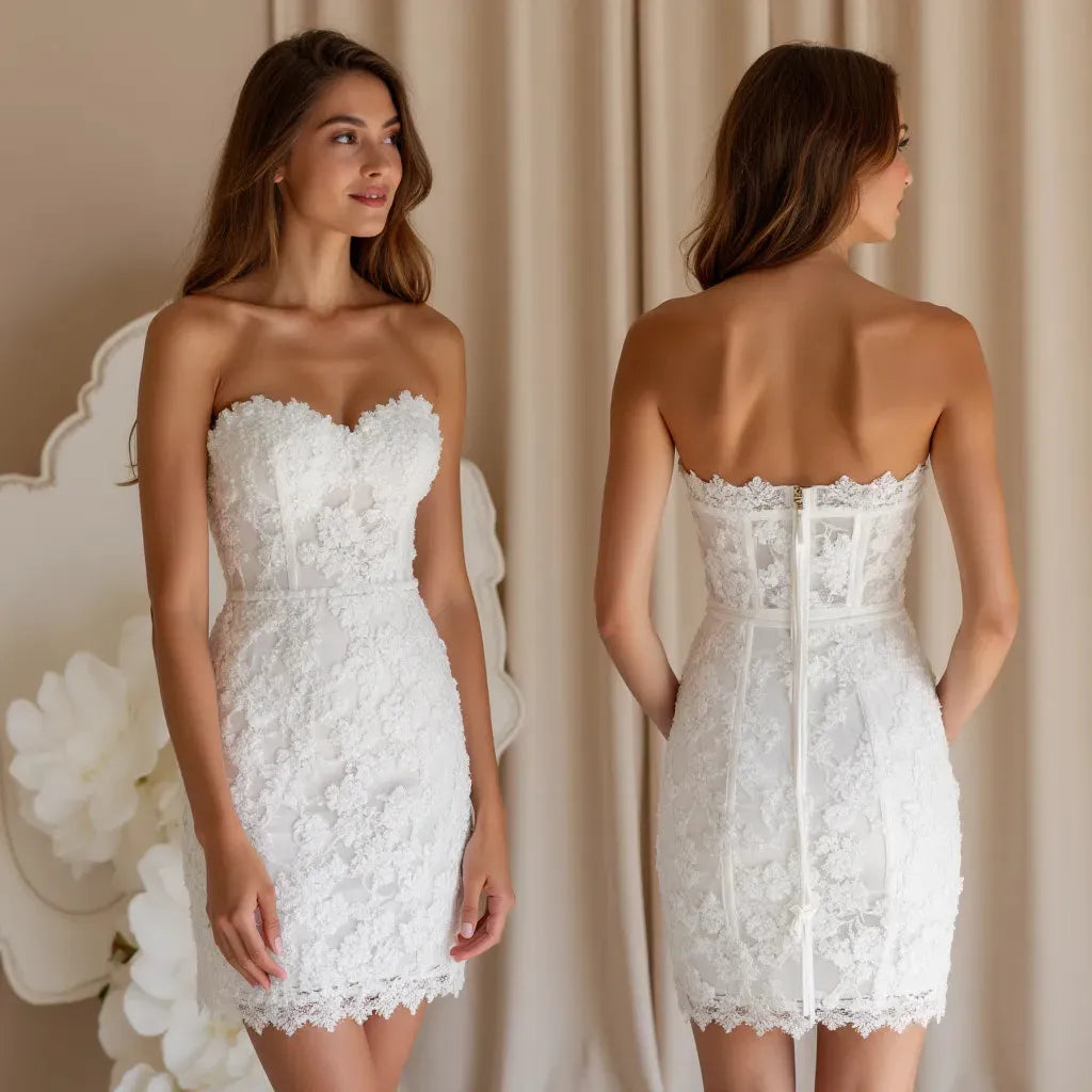 Mini Wedding Dress for Casual, Chic, and Non-Traditional Brides