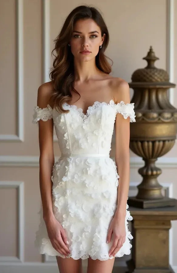 Mini Wedding Gown for City Weddings, Elegant and Contemporary