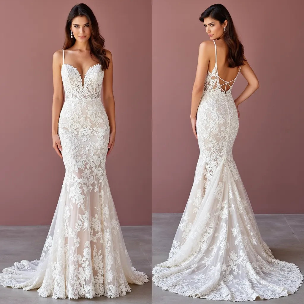 Mermaid Wedding Dress for Brides Who Love a Romantic and Whimsical Style