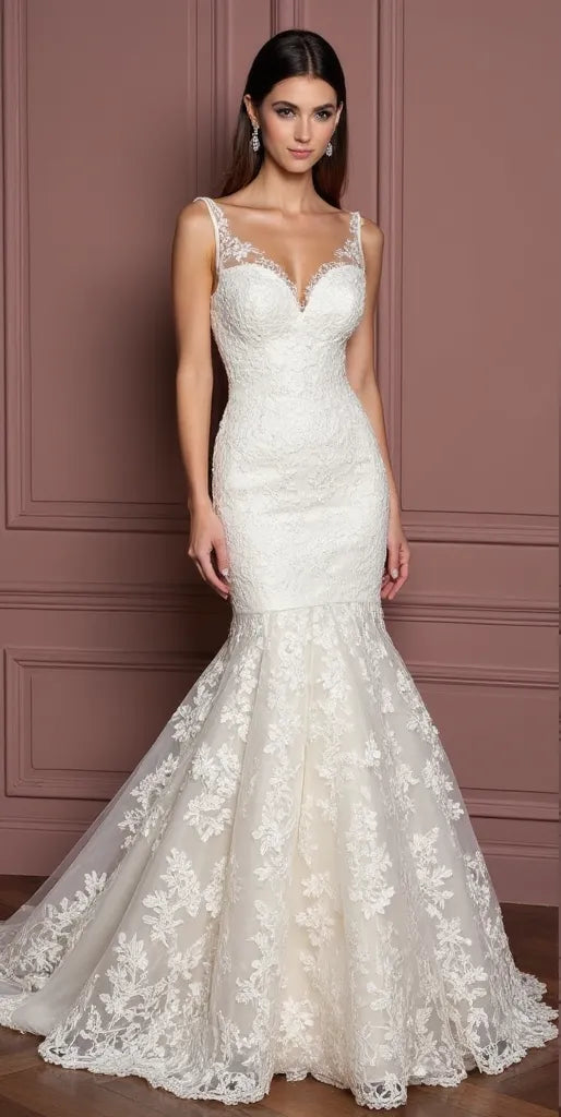 Mermaid Wedding Dress with Unique Details for a One-of-a-Kind Look