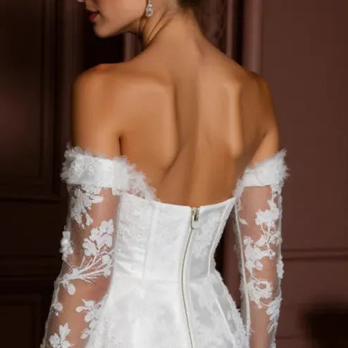 Short Mini Wedding Dress for Beach, Garden, or Destination Weddings