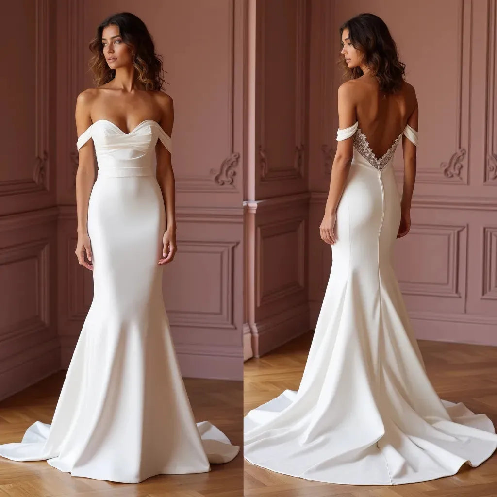 Mermaid Wedding Dress with Stunning Details for a Show-Stopping Look