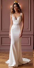 Mermaid Wedding Dress for Plus Size Brides Wanting a Flattering Fit