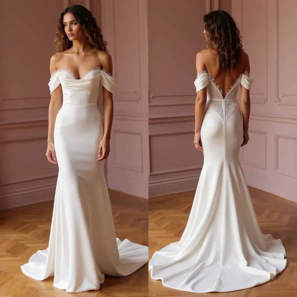 Mermaid Wedding Dress with a Dramatic Flair for Statement Brides