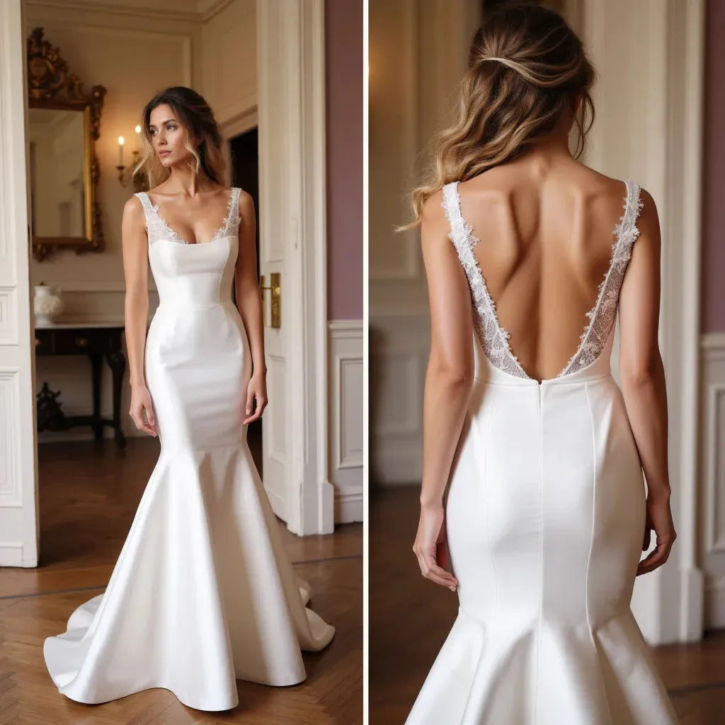 Mermaid Wedding Dress for Outdoor, Summer, and Warm-Weather Weddings