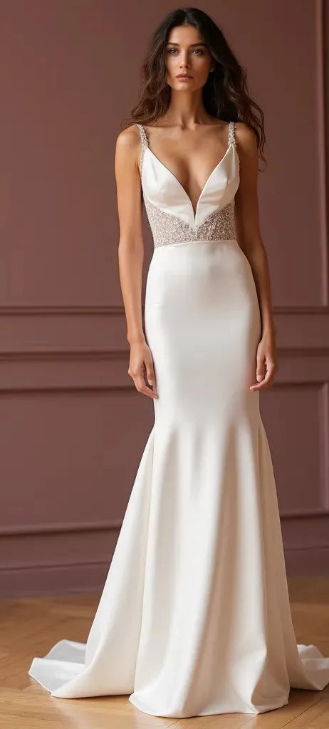 Mermaid Wedding Dress for Luxury Brides Who Love High-End Design