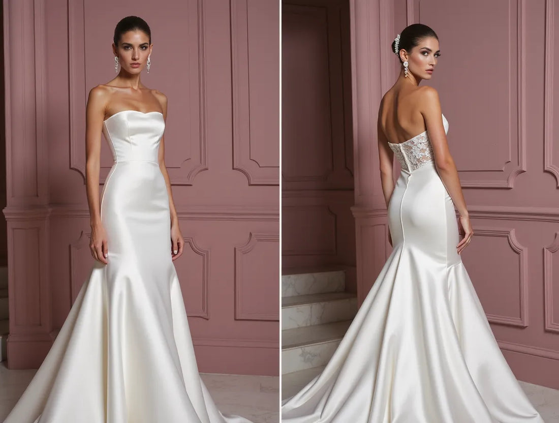 Mermaid Trumpet Wedding Dress with a Show-Stopping Train