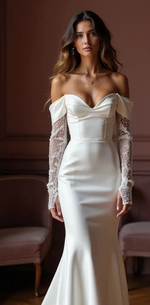 Mermaid Bridal Gown for Brides Looking for a Sexy Yet Elegant Look