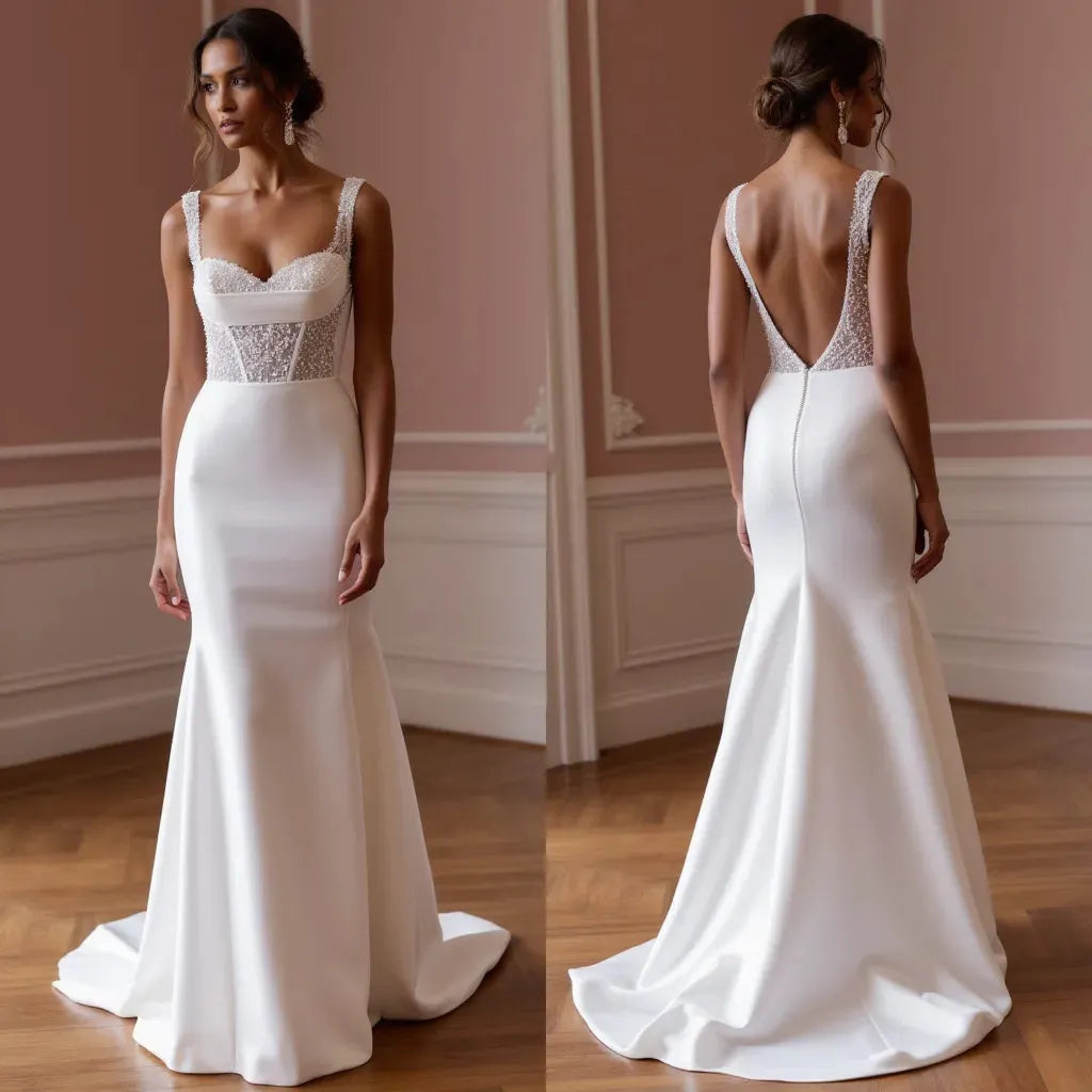 Mermaid Bridal Gown for Elegant Brides Who Love a Timeless Silhouette