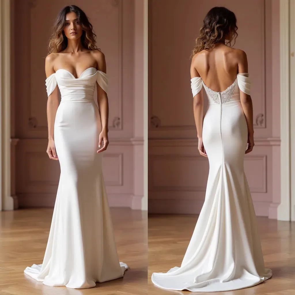 Mermaid Bridal Dress with a Sophisticated Cut for Stylish Brides