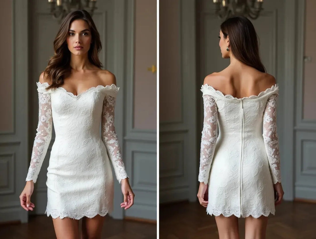 Short Wedding Dress for Courthouse Weddings and Civil Ceremonies