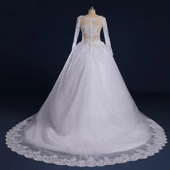 Abiti da sposa di Luxury Luxury Princess Luxury Dressante abito da sposa in pizzo per donne