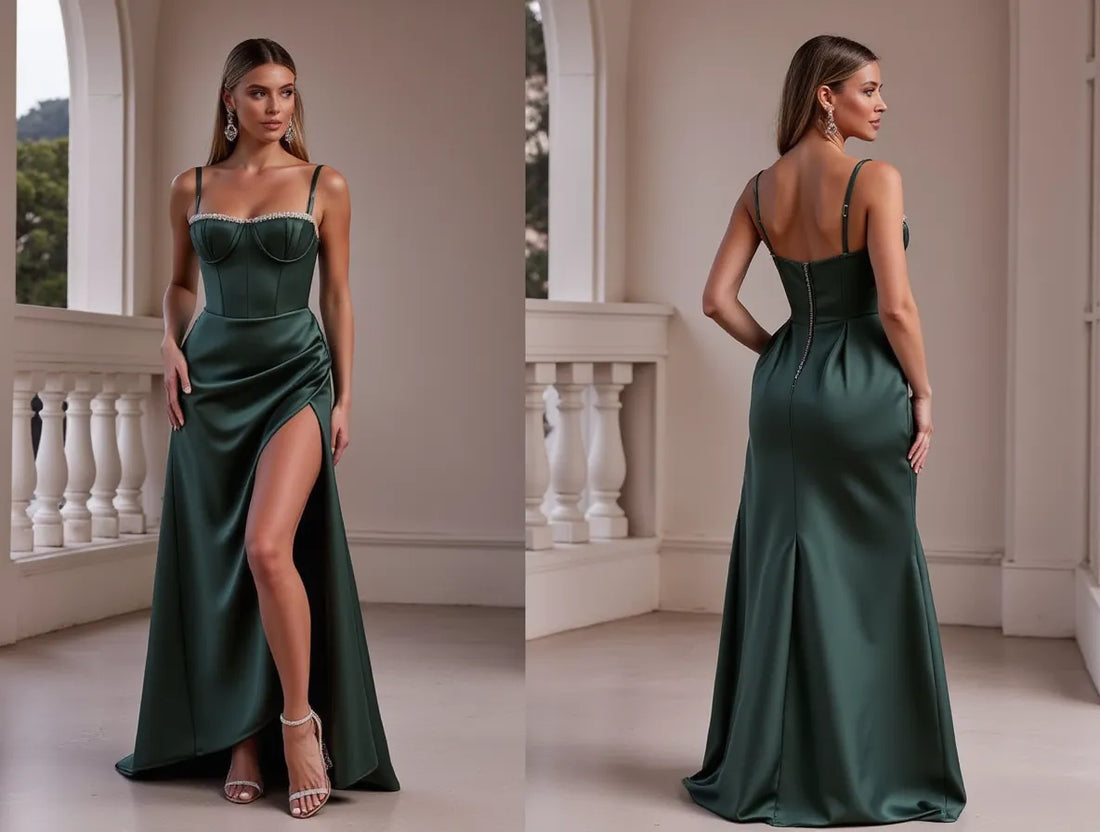 Sexy Evening Dress and Prom Gown with a Backless Design for a Bold and Chic Look