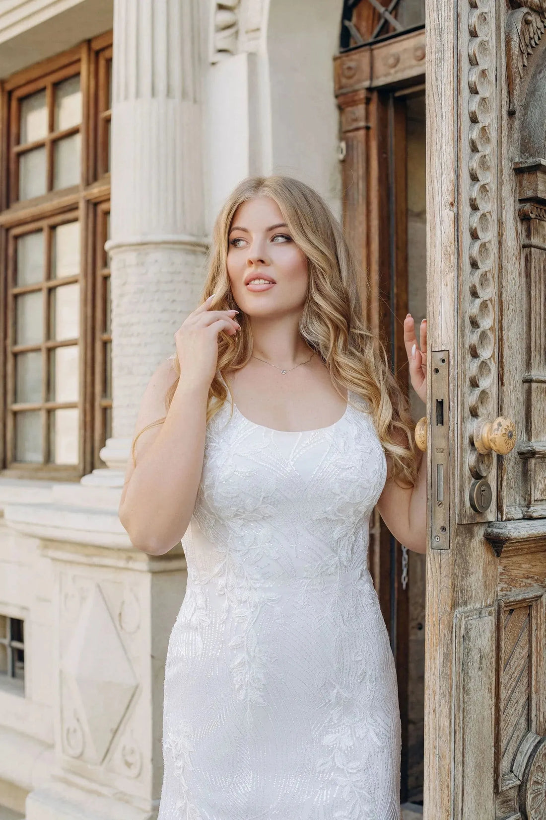 Plus Size Mermaid Wedding Dresses for Women Sleeveles Spaghetti Straps Bridal Gowns with Lace New Summer