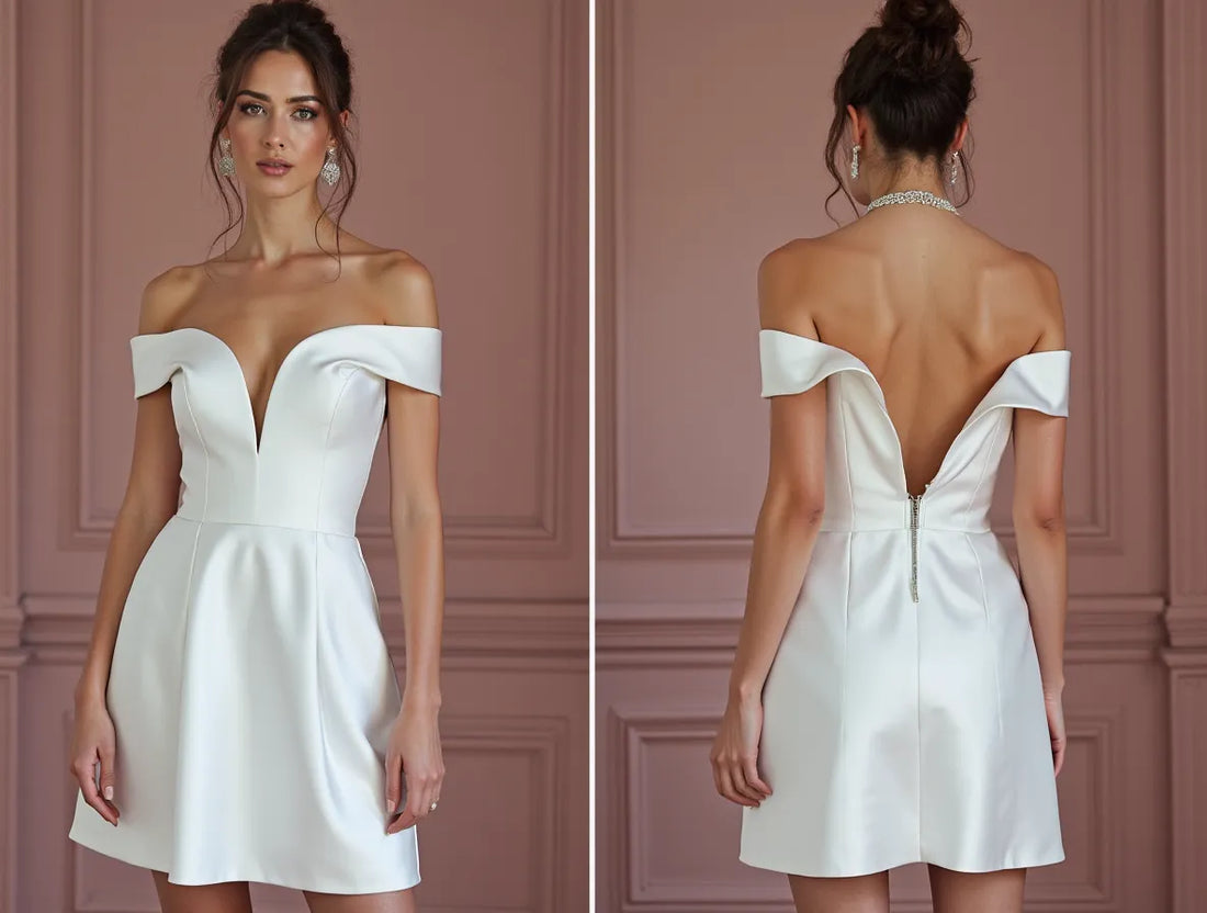 Short Mini Wedding Dress for Non-Traditional Brides Who Love Unique Styles