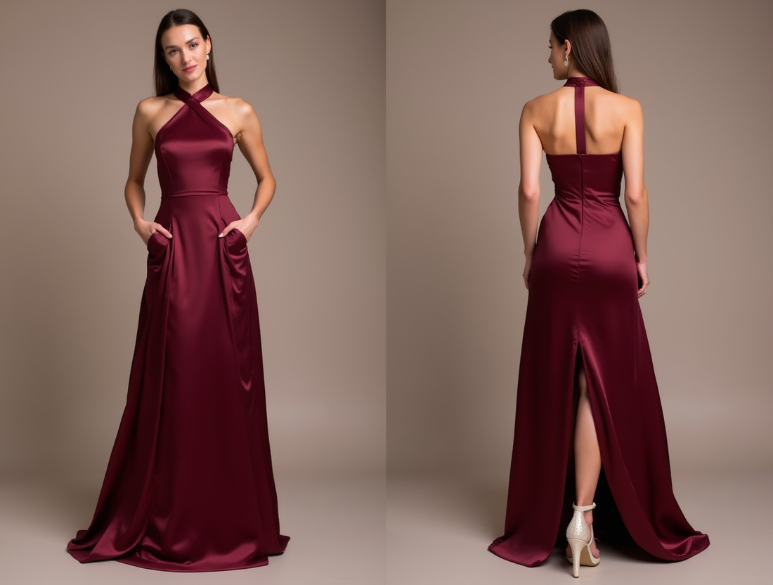 Timeless Red Evening Dress & Prom Dress with a Vintage Lace Design
