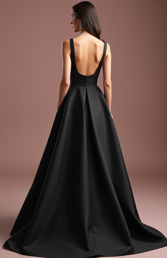 Black Ball Gown Wedding Dress for a Royal and Dramatic Entrance