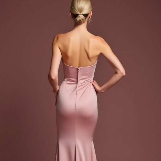 Bold Pink Evening Dress & Prom Gown with Asymmetrical Hem for a Trendy Style
