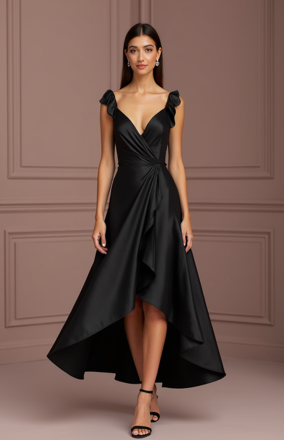Black Wedding Dress for Halloween Weddings and Dark Fantasy Themes