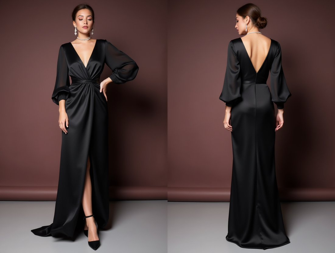 Black Wedding Dress for Plus Size Brides Who Love a Flattering Fit