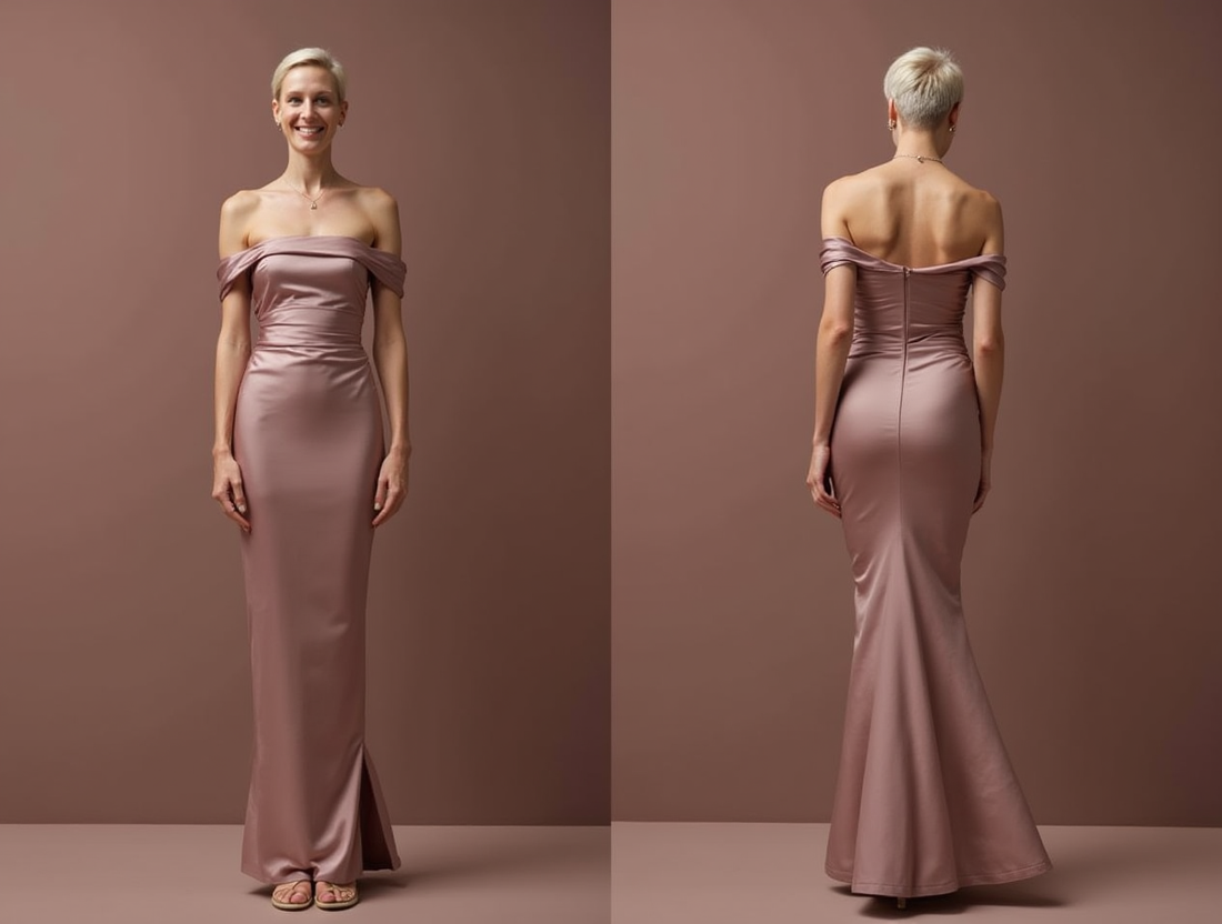 Modern Pink Evening Dress & Prom Gown with Sheer Bodice and Mermaid Fit