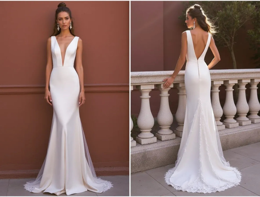 Fishtail Wedding Dress for Brides Who Want a Dramatic Look