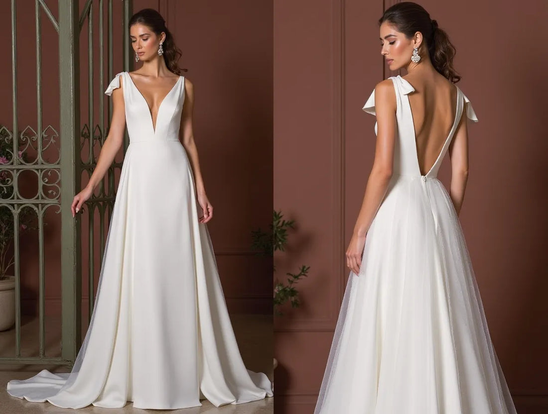A-Line Wedding Dress with a Halter Neckline for a Unique Touch