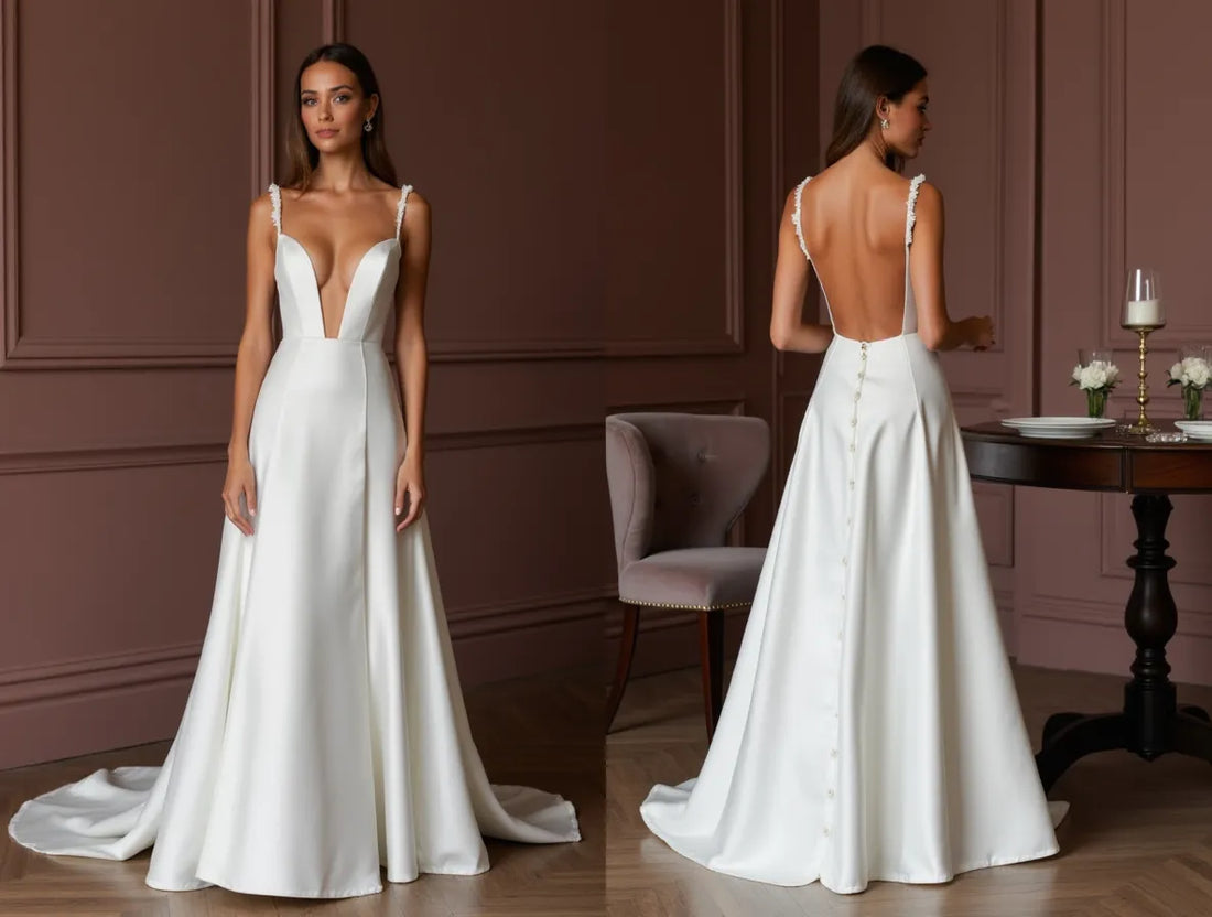 A-Line Wedding Dress for Garden Weddings with a Light and Airy Feel